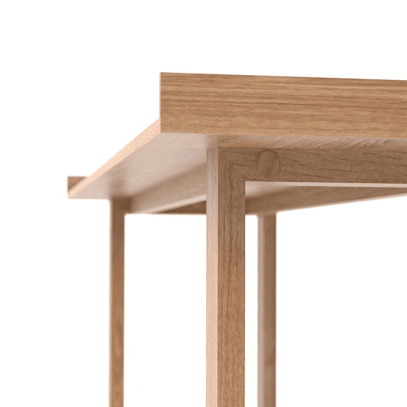 Slim Laptop Writing Table, H74 x W110cm, Oak