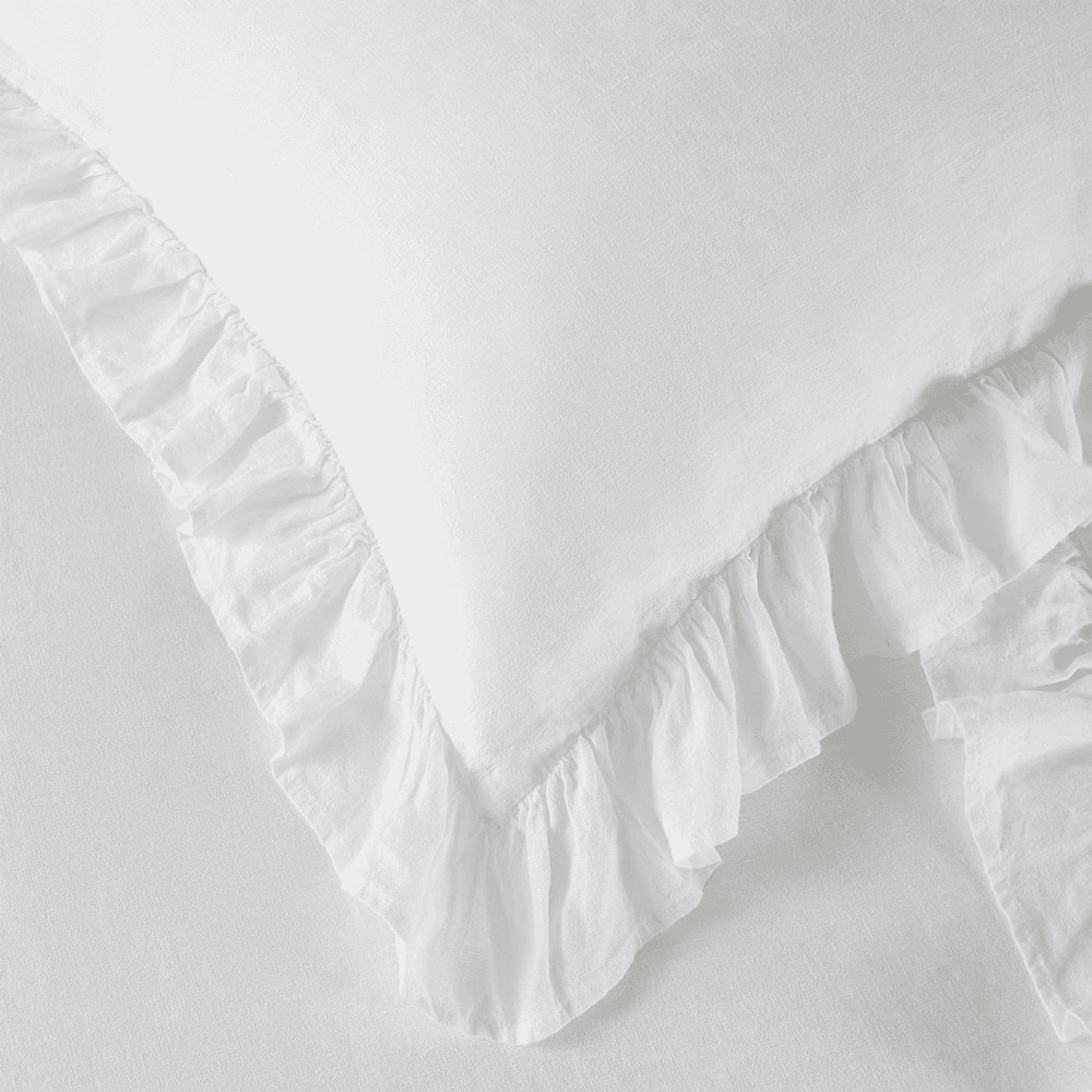 Kara Hemp Oxford Pillowcase, W50cm x L75cm, White