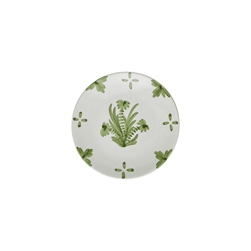 Summer Flower Small Plate, Green