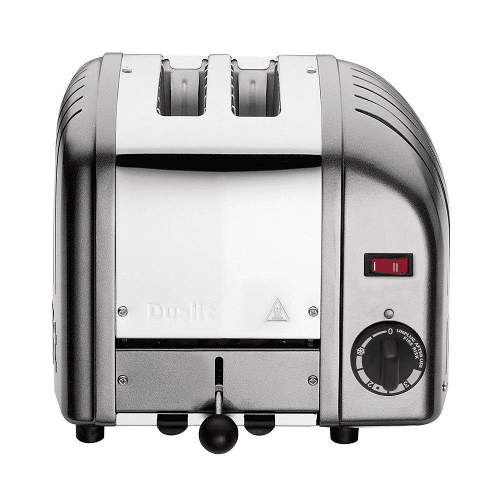 Classic Vario 2 slot toaster, Metallic Silver