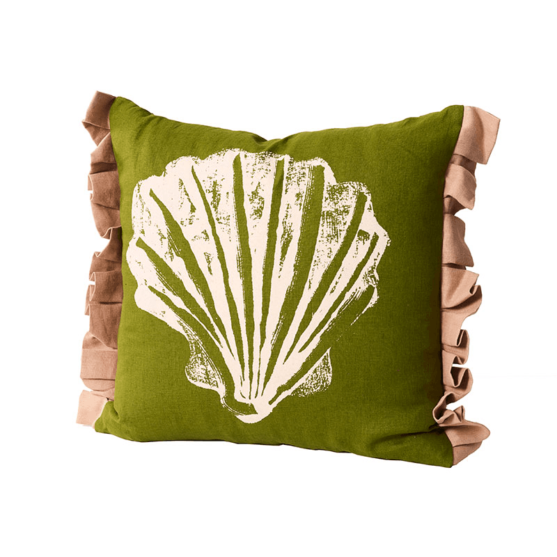 Pilgrim Cushion, 55 x 55cm, Olive