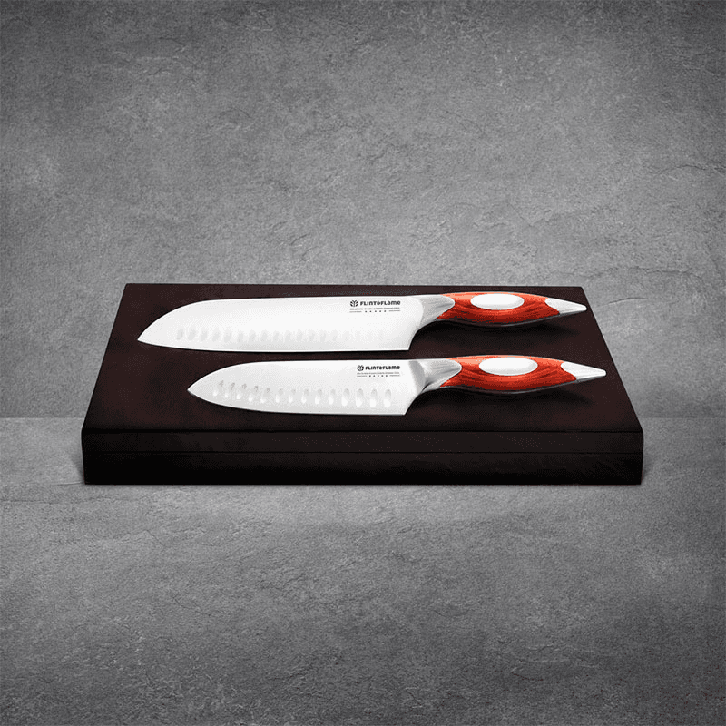 Santoku Knife Set, Rosewood, 2 piece