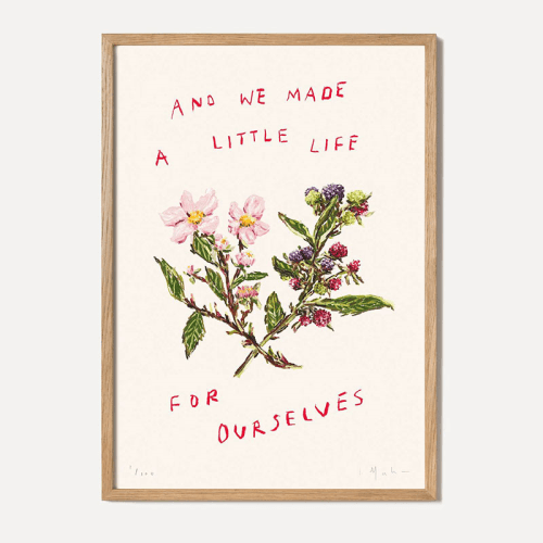 Image showing the Lucy Mahon And We Made a Little Life for Ourselves Print, A4, Multi product.