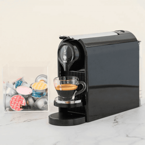 Image showing the Bialetti Capsule Coffee Machine, Black product.