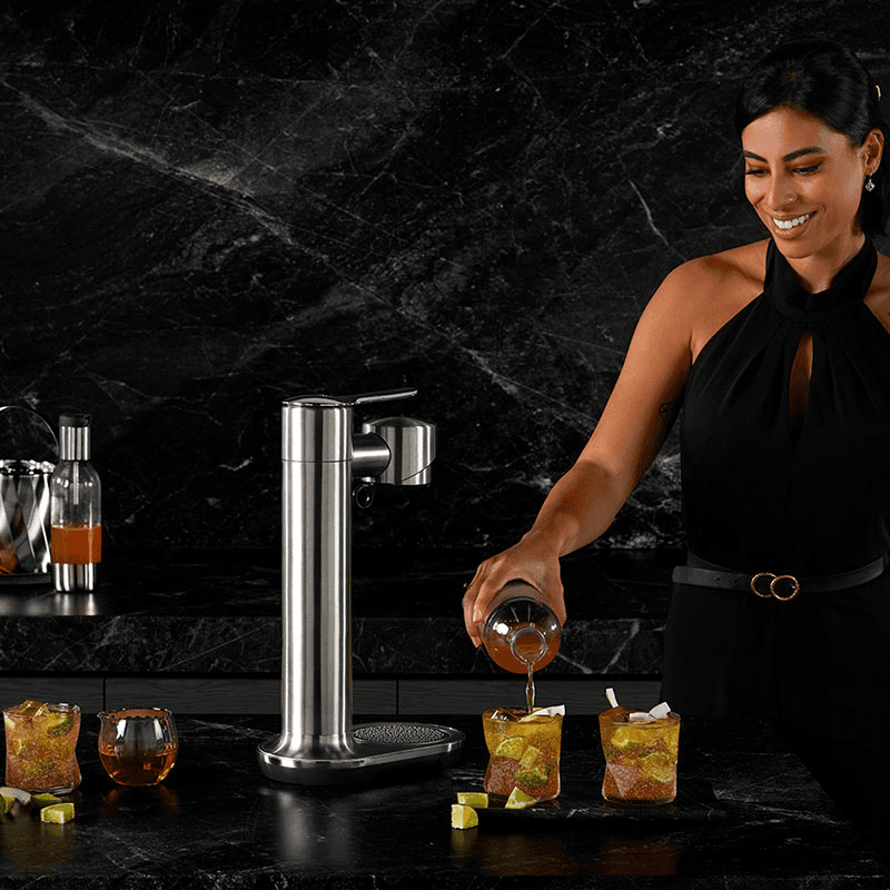 The Infizz Fusion Sparkling Drink Maker, H43cm, Stainless Steel