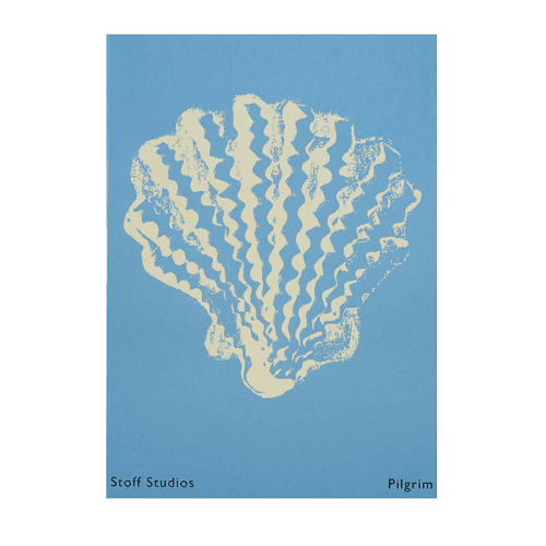 Image showing the Pilgrim Print, 60 x 42cm, Sea Blue product.