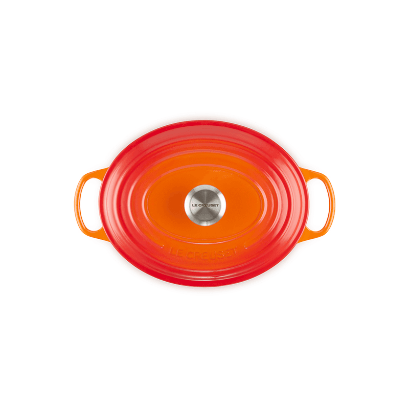 Signature Cast Iron Oval Casserole, 31cm, Volcanic