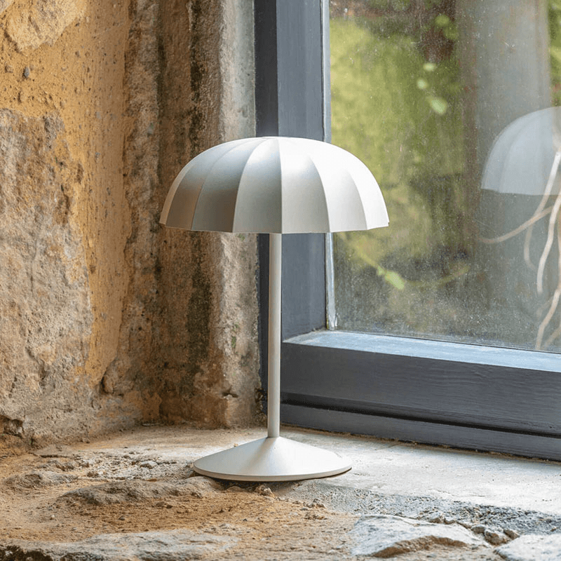 Umbrella Outdoor Light, H23cm, White