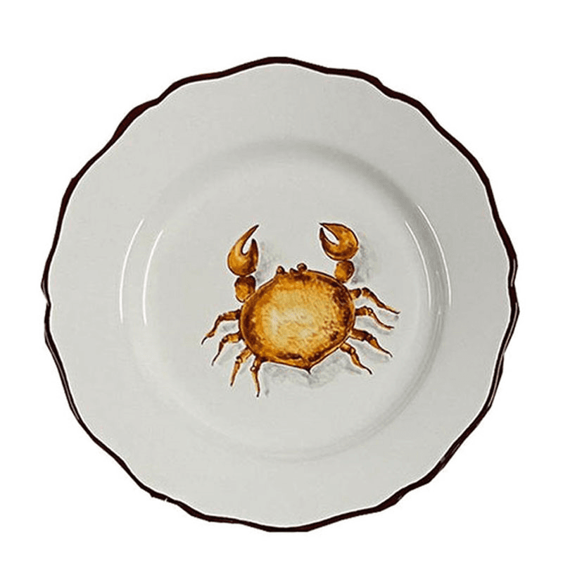 La Menagerie D’été Plate, D28cm, Orange