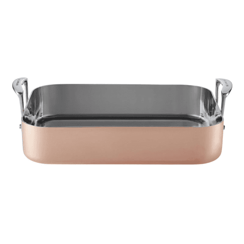 Image showing the Maitre D' Roaster, D24 x W35cm, Copper And Stainless Steel product.