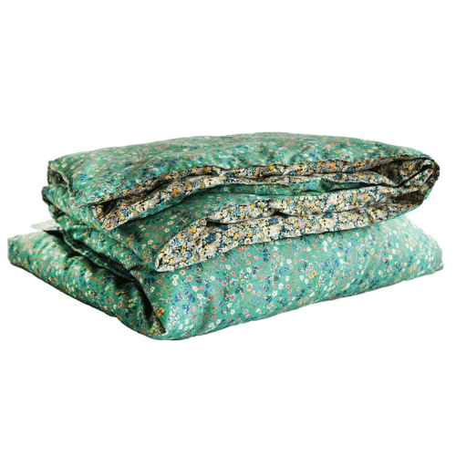 Image showing the Donna Leigh Green/Libby Heirloom Quilt, Superking, Green product.