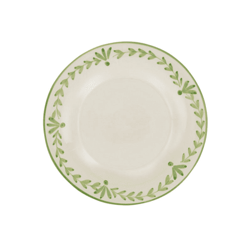 Image showing the Elouise Set of 6  Dessert Plates, D22cm, Green product.