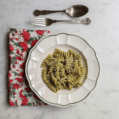 Image showing the Romilly Set of 4 Pasta Dishes, D23.5cm, Green product.