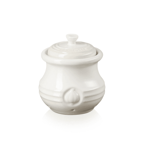 Image showing the Stoneware Garlic keeper, 12.5 x 7cm, Meringue product.