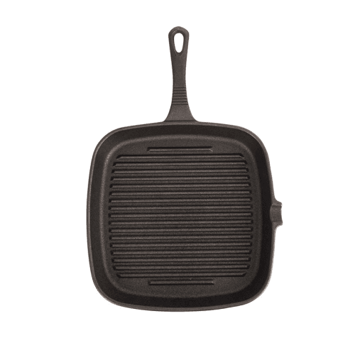 Image showing the Square grill pan, 23cm, cast iron product.