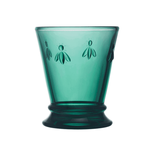 Image showing the Bee Set of 6 Tumblers, 260ml, Emerald Green product.