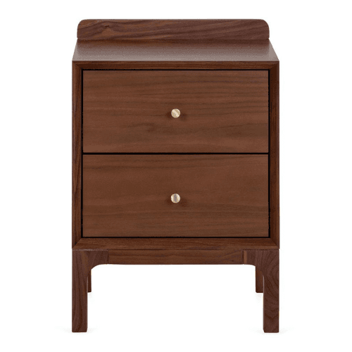 Image showing the Artie Bedside Table, H56cm, Walnut product.