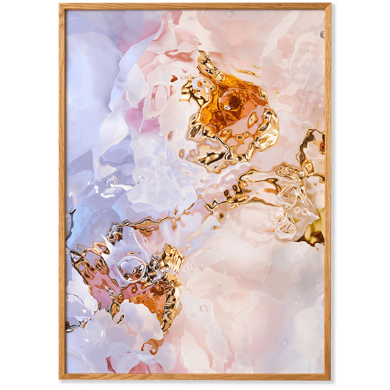 Flora Aquatica 03 Framed Print, 70 x 100cm, Blue