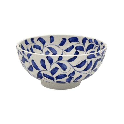 Image showing the Scroll Bowl, D17cm, Navy product.