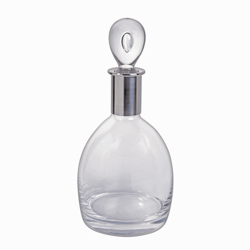 Image showing the Soren Short Decanter, 750ml, Clear product.