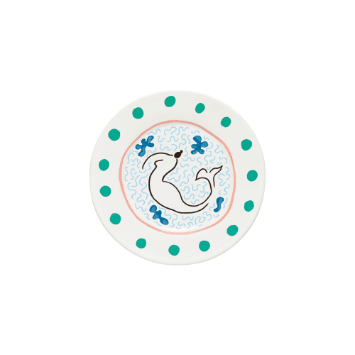 Image showing the Summer Bliss Mermaid Salad/Dessert Plate, D22cm, Multi product.