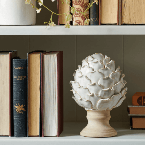 Image showing the Suthfield Decorative Small Artichoke, Off White product.