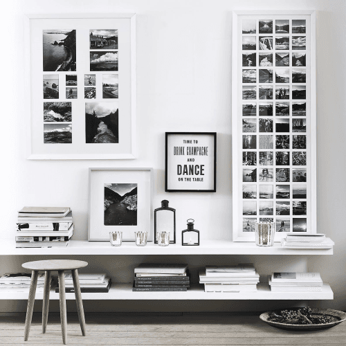 Image showing the Year in Memories Photograph frame - 52 aperture, H133.5 x W48cm, White product.