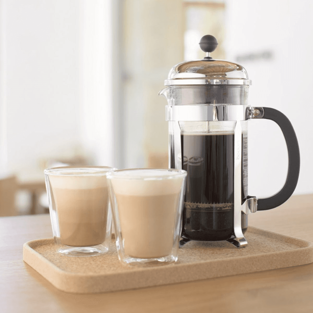 Chambord 8 cup coffee maker, 1 litre, Shiny