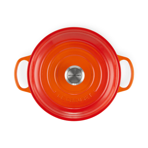 Image showing the Signature Cast Iron Shallow casserole, 30cm - 3.2 litre, Volcanic product.