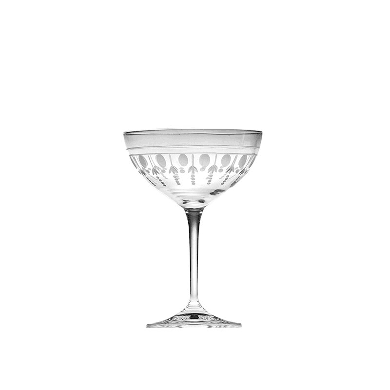 Nouveau Saucer Champagne, 210ml, Clear