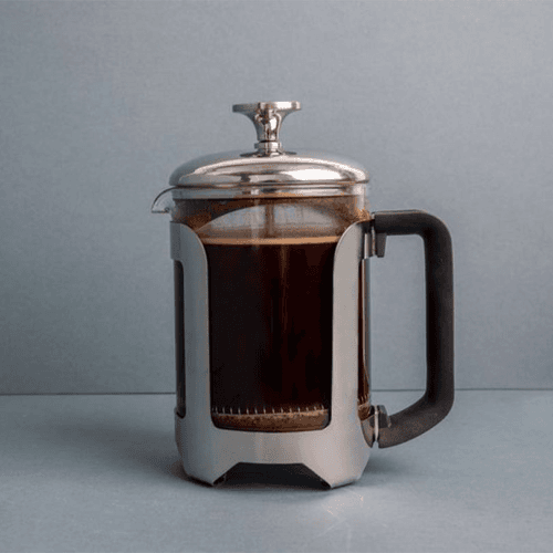 Image showing the Roma Stainless Steel Cafetière, 4 Cup, Silver product.