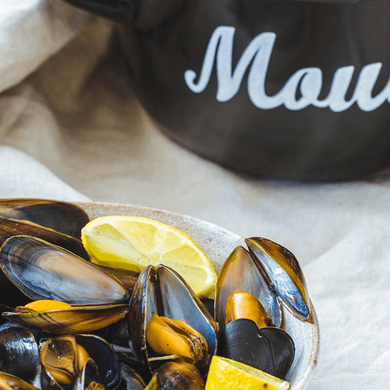 Mediterranean Mussel pot, 24cm, Enamelled Steel