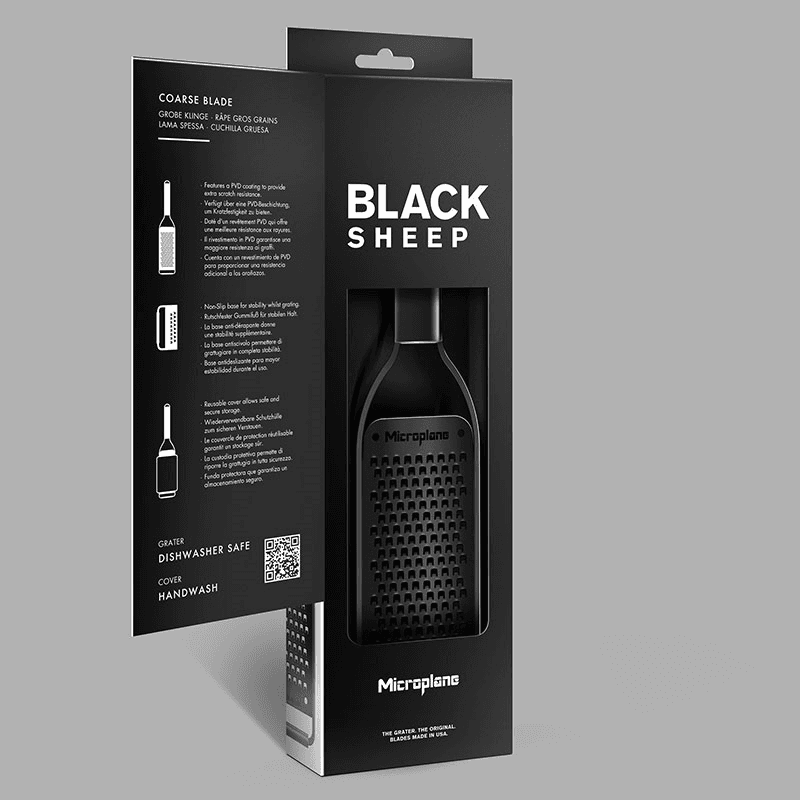 Black Sheep Coarse Grater, Black