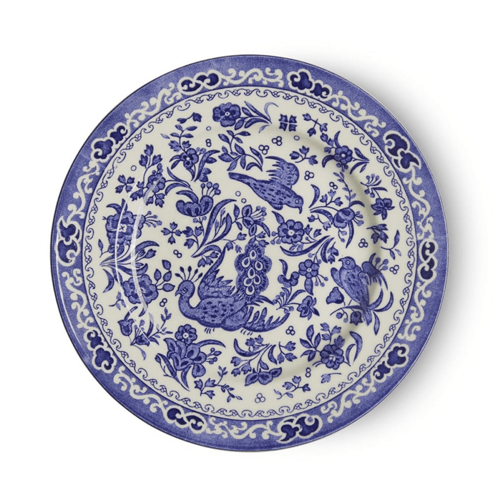 Regal Peacock Plate, D17.5cm, Blue