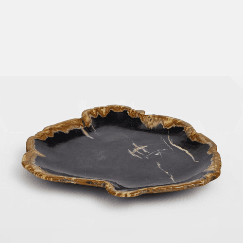 Image showing the Balfern Petrified Wood Serving Board, D32cm product.
