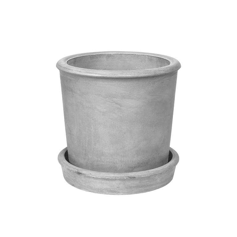 Rolf Planter, D37 x H37cm, Charcoal