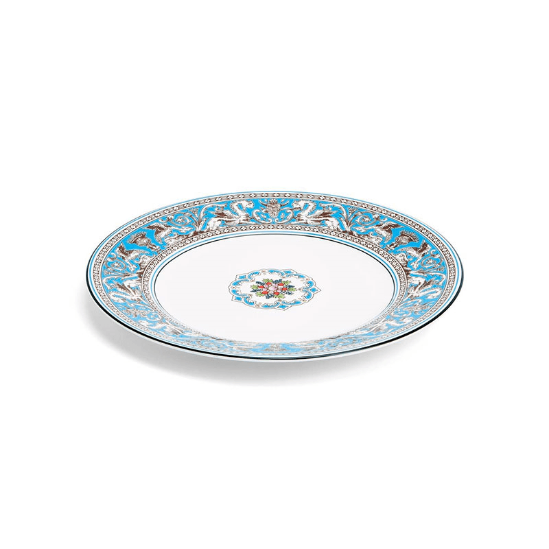 Florentine Plate, D20cm, Turquoise