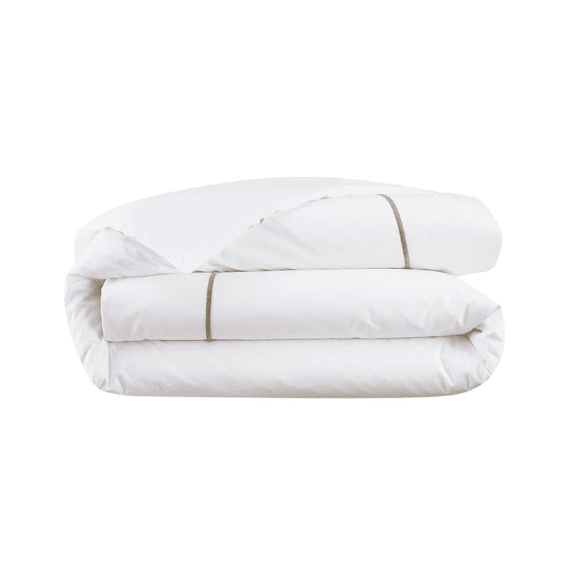 Athena - 500 Thread Count Cotton Percale King duvet cover, 240 x 220cm, Pierre