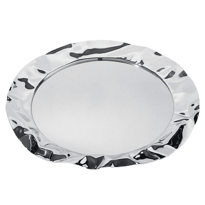 Foix by Lluis Clotet Round tray, 44cm, stainless steel