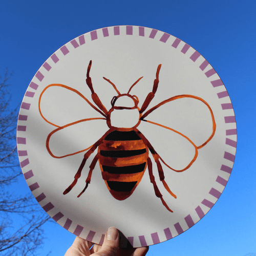 Image showing the Bee Placemat, D28cm, Multi product.