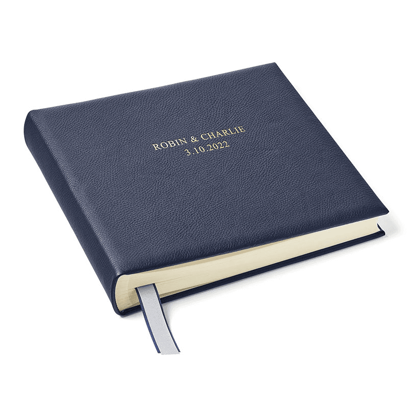 Photo Album, 12", Navy Pebble