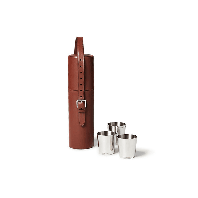 Archer Wine Tote, H50 x D12cm, Chestnut