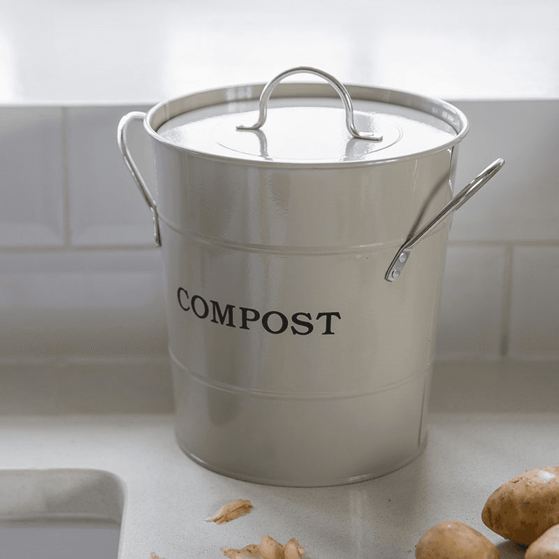 Compost Bucket, Clay