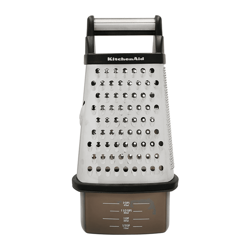 Universal Box Grater with Measuring Cups