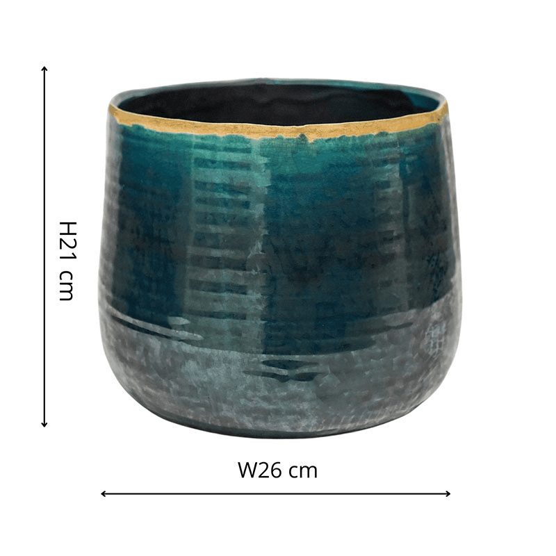 Como Pot, D26cm, Turquoise