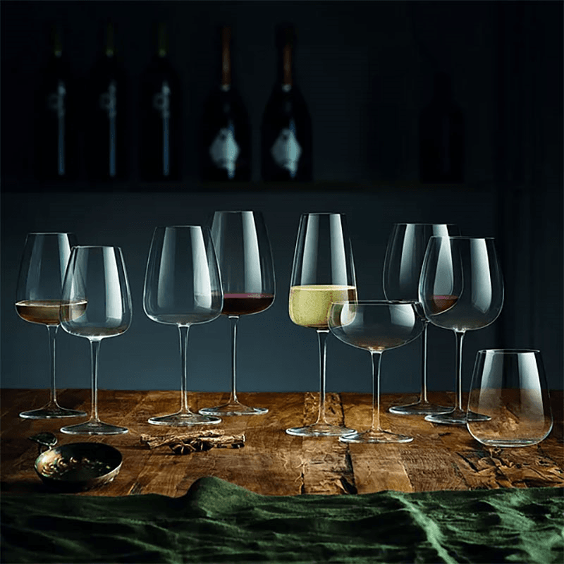 Talismano Set of 4 Prosecco Glasses, 400ml, Clear