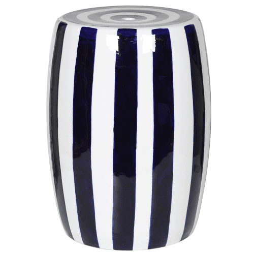 Image showing the Ceramic Stool, H45cm, Blue product.