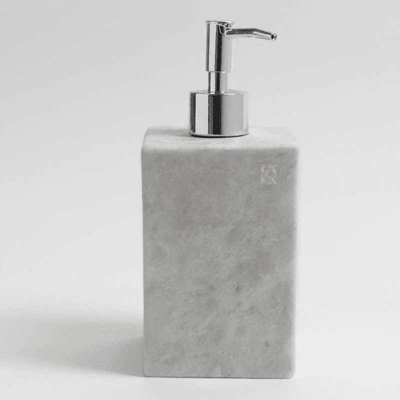 Mandalay Soap Dispenser, 19.5 x 8.5cm, Marble