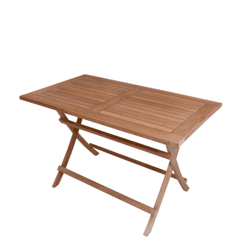 Image showing the Iris Rectangular Folding Table, L70 x W120cm, Teak product.