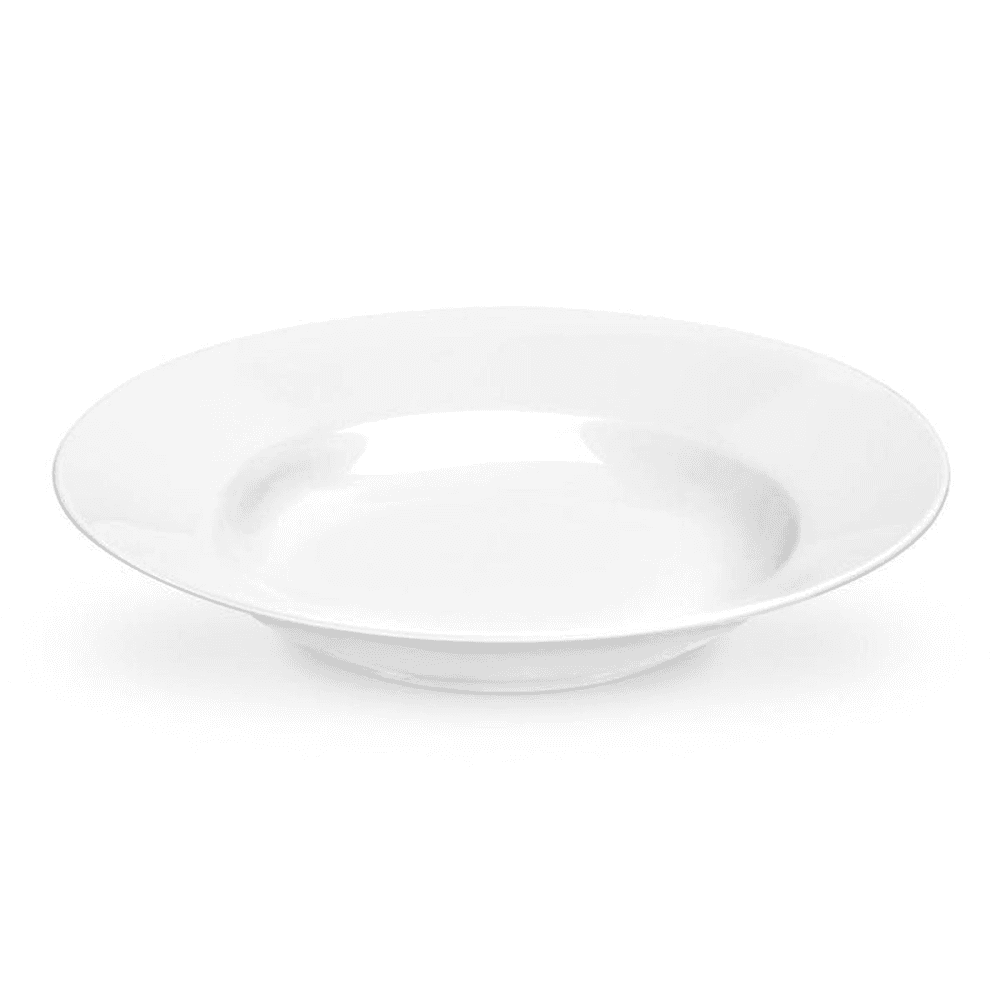 Serendipity Set of 4 Soup Plates, D23cm, White